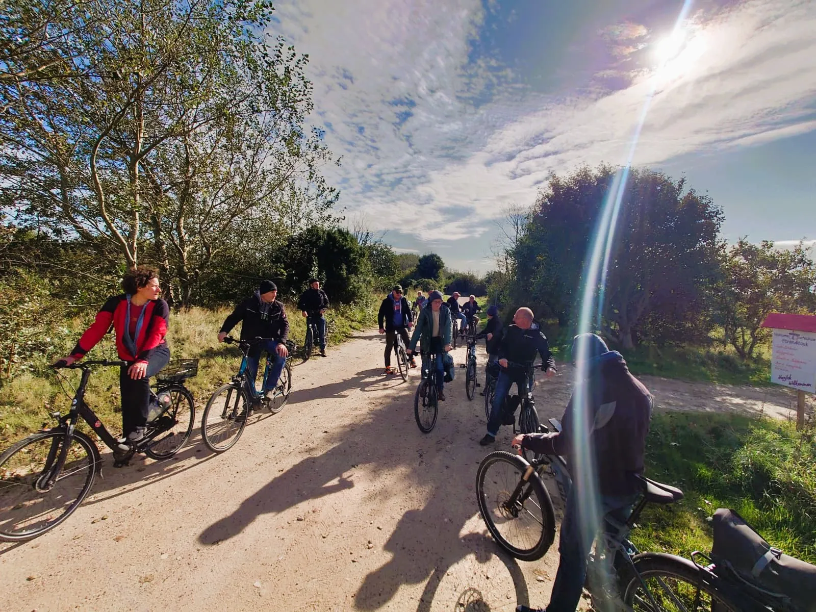 Fahrradausflug bei Sonnenschein