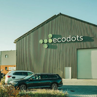 Das Firmengebäude von ecodots in Bredstedt in Nordfriesland